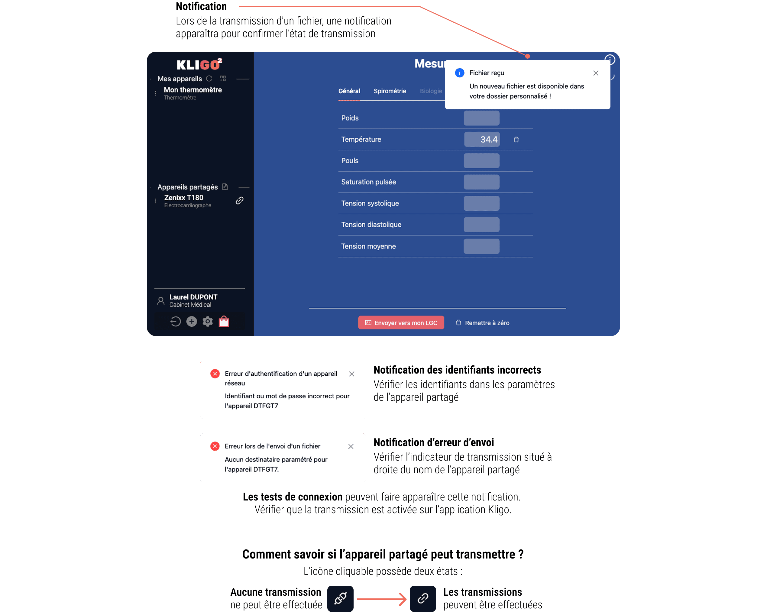 Notifications application